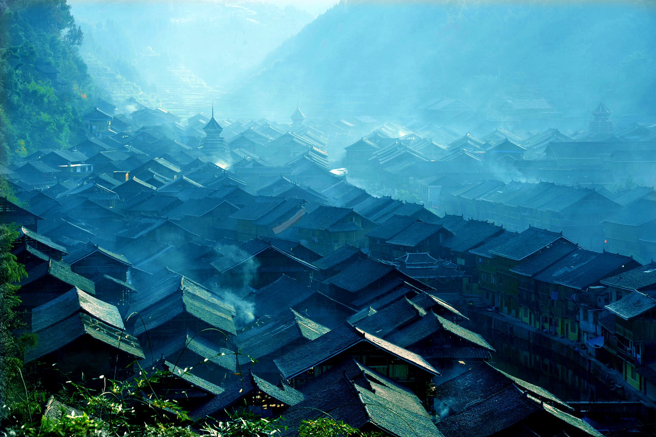 肇兴的清晨 黎平县旅游发展办公室 供图